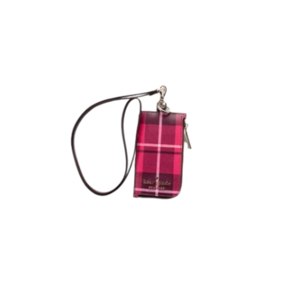 COPY - KATE SPADE NEW YORK Leather Plaid Print Wallet